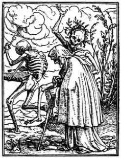 xylo_holbein_tod_237x309 Art Mort, Hans Holbein The Younger, Medieval Drawings, Medieval Tattoo, Hans Holbein, Danse Macabre, Albrecht Durer, Skeleton Art, Occult Art