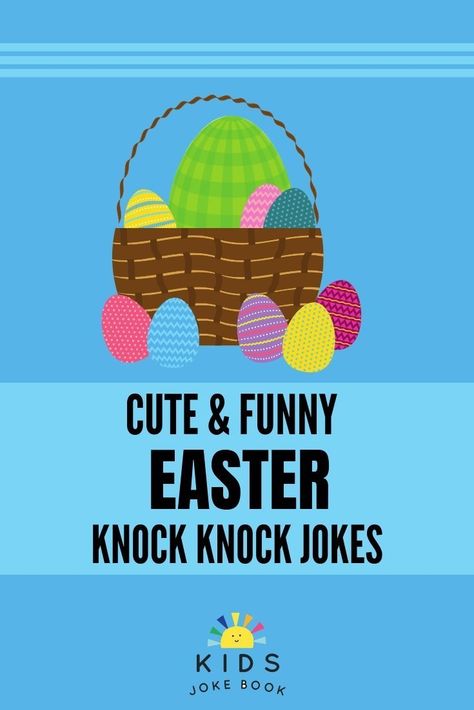 Easter knock knock jokes for kids are funny for the entire family! These are for children, for teens, and for adults! Use the free printable for lunchbox notes or to put inside Easter Eggs for your egg hunt! Humor is a corny way to celebrate the Easter bunny! PIN these jokes to celebrate with your family! Easter Jokes For Adults, Easter Jokes For Kids, Spring Jokes For Kids, Kids Knock Knock Jokes, Egg Jokes Puns, Easter Jokes, Laughing Together, Kid Jokes, Joke Book