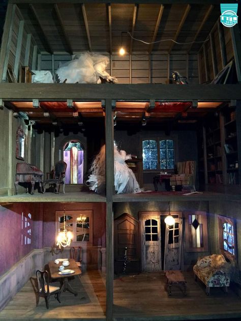 First Time Entry Winner 1: Pamela McCabe & Kyle Bouwens, Grand and Ghostly Miniature Horror, Holiday Dollhouse, Witch Dollhouse, Enchanted Forest Bedroom, Monster High Room, Miniatures Halloween, Monster High House, Halloween Dollhouse, Mini Homes