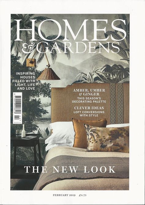 Earthy Neutrals, Garden Magazine, Tropical Home, China Blue, Magazine Ad, White Tulips, Loft Conversion, Window Pane, Homes And Gardens