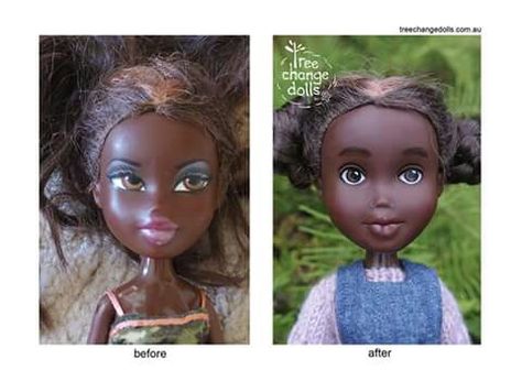 Bratz Repaint, Bratz Clothes, Tree Change Dolls, Sonia Singh, Paint With Water, Doll Makeover, Vinyl Dolls, Doll Repaint, Bratz Doll