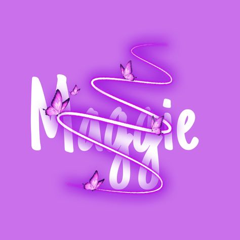 Maggie Name Wallpaper, Maggie Wallpaper, Maggie Name, Happy Birthday Maggie, Font Ideas, Best Friend Activities, Character Pictures, Friend Activities, Happy New Year Images