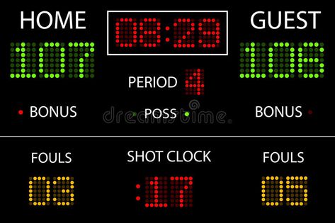 Basketball Scoreboard. With green, red and yellow digits #Sponsored , #Ad, #PAID, #Scoreboard, #digits, #yellow, #Basketball Basketball Themed Bedroom, Basketball Bedroom, Basketball Scoreboard, Basketball Room, Sports Wall Decals, Basketball Theme, Sports Room, Sports Wall, Sticker Wall Art