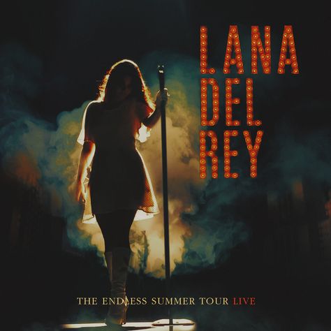 Lana Del Rey Concert, Lana Del Rey Art, Lana Rey, Elizabeth Grant, Tour Poster, Trip Hop, Dream Pop, Brooklyn Baby, Lust For Life