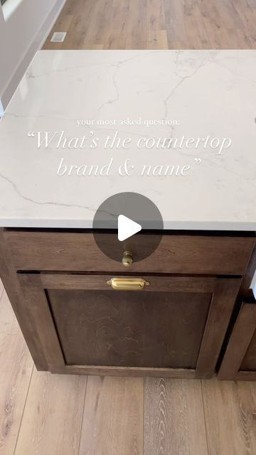 Cassandra Litz on Instagram: "Your most asked question on one of our new construction kitchen designs was “what is this countertop?”. I’m here to tell you it’s one of my favorites ever and it’s called Luce Lazula from @metroquartz @arcsurfaces. Builder/Designer: @newchapter_homes Chapter VII #kitchen #kitchendesign #kitchendecor #kitcheninspiration #kitcheninspo #kitchenremodel #newconstruction #newhome #homedesign #omaha #omahahomes #quartz #countertops #homebuilder #healthymeals #cooking #crockpot #crockpotmeals #homebuilder #homesweethome #smmakelifebeautiful #studiomcgee #kitchenstyle #marthastewart #realestate #newconstruction #customhome #omahanebraska #omaharealtor #trends #designtrends #quartz #alabaster" New Carrara Marmi Quartz Countertops, Studio Mcgee Quartz Countertops, Best Quartz That Looks Like Marble, Neutral Quartz Countertops, Helix Quartz Countertops, Calacatta Monaco Quartz, Warm Quartz Kitchen Countertops, Brown Quartz Countertops, Quarts Counter Tops Kitchen