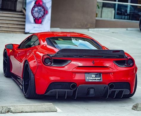 LB Ferrari 488. Dream Cars Jeep, Liberty Walk, Ferrari 488, Car Organization, Street Racing Cars, Rx 7, Car Aesthetic, Ferrari 458, Top Cars