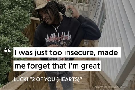 Lucki Rapper Wallpaper, Fire Captions, Lucki Rapper, Apple Music Lyrics, Shes Just Like Me Fr, Save Me Quotes, Nothing Nowhere, Rappers Delight, Pfp Tiktok