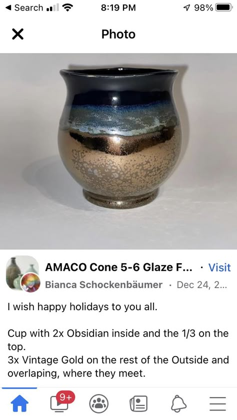 Amaco Vintage Gold Glaze Combinations, Amaco Black Adventurine Glaze Combinations, Vintage Gold Glaze Combinations, Black Aventurine Glaze Combinations, Amaco Vintage Gold, Amaco Cosmic Tea Dust Glaze Combinations, Saturation Gold Glaze Combinations, Glaze Layering, Pottery Idea