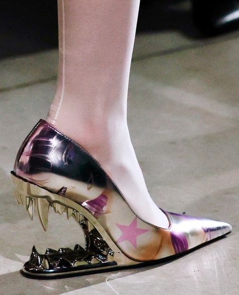 Shoes from GCDS Autumn/ Winter 2024 Avant Garde Shoes, African American Museum, Autumn Winter 2024, Hard Disk Drive, Cute Heels, Mood Board Fashion, Winter 2024, Couture Fashion, Runway Fashion