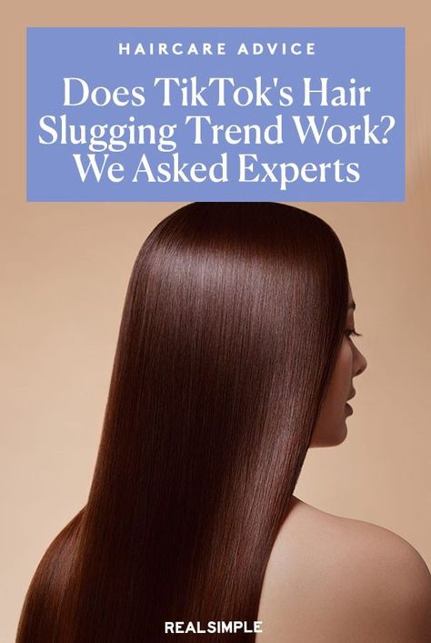 We asked hairstylists about hair slugging, which hair types can do hair slugging, and how to slug your hair at home. Hair Slugging How To, Hair Slugging, A Blowout, Hair Without Heat, Best Hair Care Products, Hair Remedies For Growth, Latest Hair Trends, Hair Cleanse, Glossy Hair