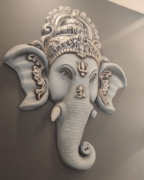 Ganesh wall decor Order now #namaslay #namaslaydecor Ganesh Statue, Clay Art Projects, March 27, Mural Art, Ganesha, Clay Art, Bedroom Interior, Order Now, Diy Home Decor