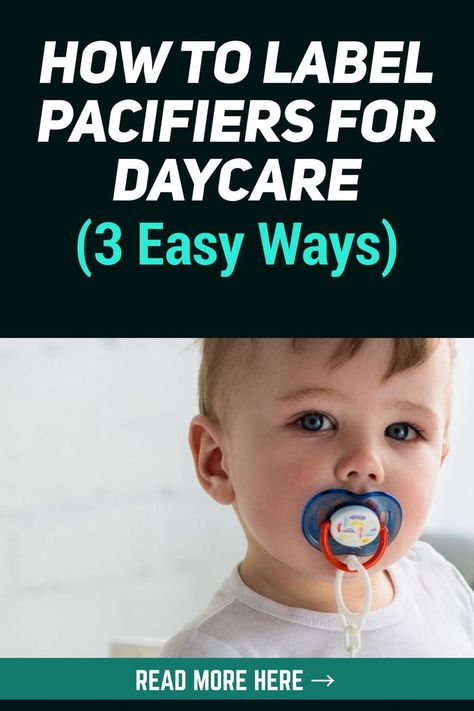 Sending your baby off to a daycare might feel like the first vacation you’ve had in months, but you’ll need to prepare them for it first. It’s crucial that you properly organize your child’s belongings, as daycares often have staff members handling four to five infants at any given time. It’s understandable that they may occasionally lose track of who owns what – at least, without some assistance. Infant Daycare, 1 Year Baby, Daycare Labels, Baby Crying, Baby Pacifier, Baby Needs, Infants, Childcare, Feel Like