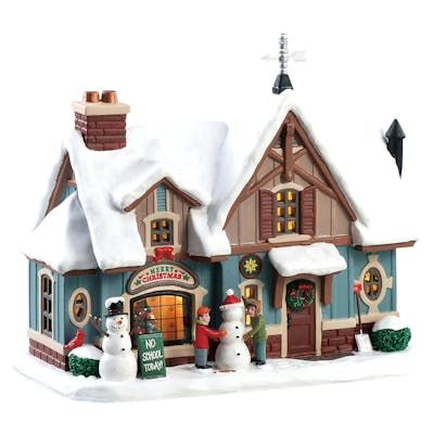 Lemax Caddington Lighted Buildings Snow Day, On Off, Led, Christmas