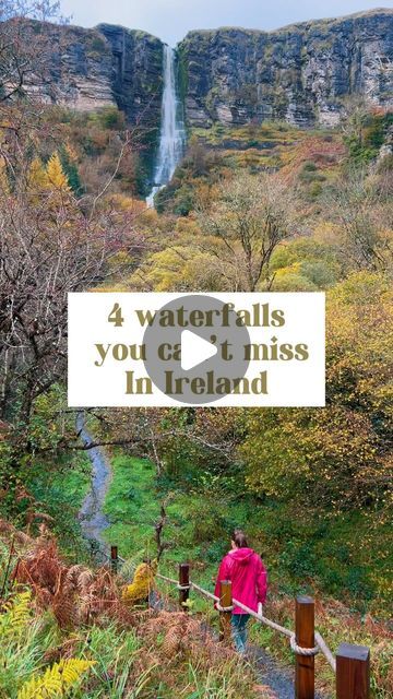 Chris Connolly - Irish Travel Blogger on Instagram: "It’s hard to beat a walk to a waterfall, here 4 of my favourites in Ireland 

1. Devils Chimney 
2. Glenariff Waterfall 
3. Torc Waterfall 
4. Assaranca Waterfall 

#ireland #irish #travel #irelandtravel #discoverireland" Irish Travellers, Ireland Travel, A Walk, Travel Blogger, Blogger, Travel, On Instagram, Instagram