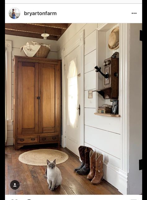 Entryway Armoire, Classic Foyer, Entryway Design, Antique Armoire, Foyer Entryway, Entry Way Design, Antique Cabinets, Design Board, Vintage Cabinets