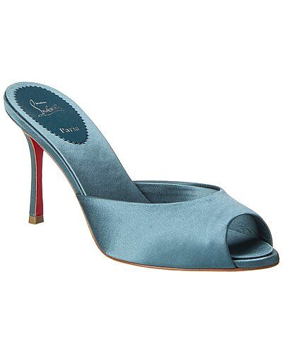 Christian Louboutin Me Dolly 85 Satin Sandal Louboutin Me Dolly, Red Sole, Blue Sandals, Blue Satin, Kids Sneakers, Espadrilles Wedges, Christian Louboutin Shoes, Boys Shoes, Top Shoes