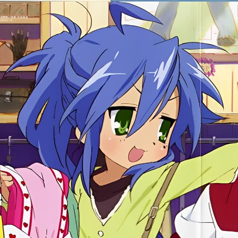 Izumi Lucky Star, Star Pfps, Lucky Star Anime, Izumi Konata, Lucy Star, Konata Izumi, Paint Brush Art, Good Buddy, Lucky Star