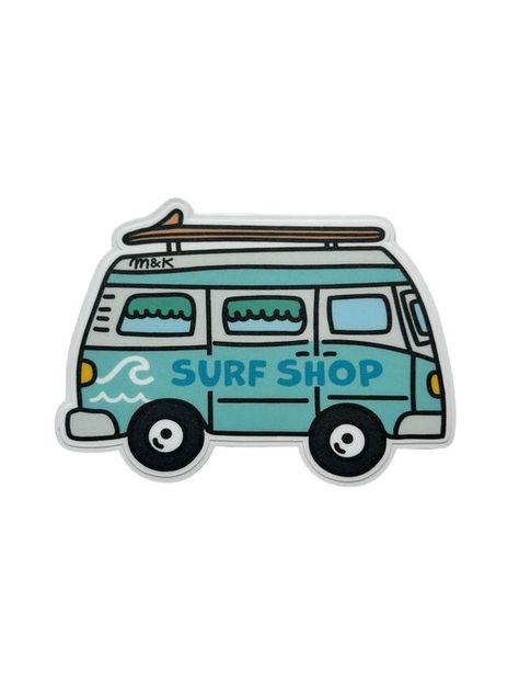 SURF SHOP STICKER #StickerAddict Ocean Aesthetic Stickers, Beach Aesthetic Stickers, Beach Stickers Aesthetic, Summer Stickers Aesthetic, Summer Vibes Stickers, Beachy Stickers, Cute Stickers Aesthetic, Hawaii Stickers, Good Stickers