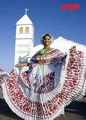 Pollera Panama People, Panama Women, Panamanian Women, Panama Culture, Traditional Festival, Modern Skyscrapers, Panama Canal, Women's History, Cultural Diversity