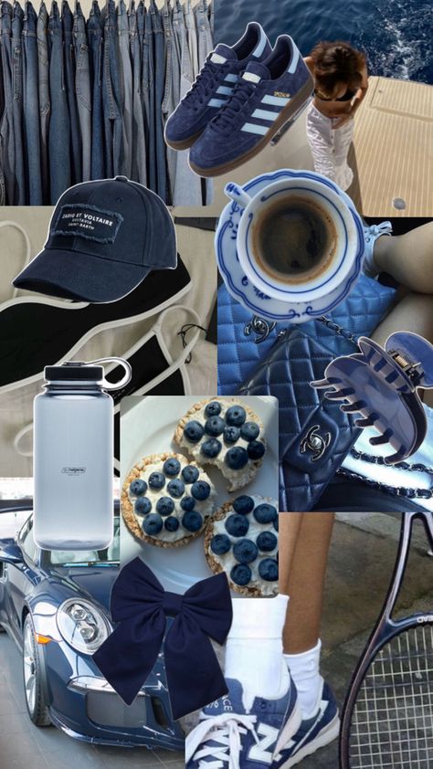 #navy #navygirl #aesthetic #thatgirl Navy Girl Aesthetic, Blue Birkin, Boys 1st Birthday Cake, Navy Girl, Everything Is Blue, Blue Aura, Girls Dorm Room, Rich Girl Aesthetic, Blue Poster