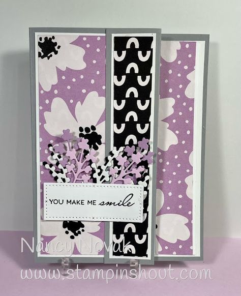 Delightfully Eclectic Dsp, Timeless Arrangements, Stampin Up Fun Fold Cards, Sketches Challenge, Swap Ideas, Card Stamping, Circle Punch, Product List, Designer Series Paper