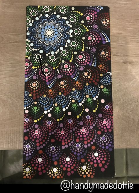 Rectangle Dot Mandala, Rainbow Mandala, Dot Mandala, Wood Painting, Dot Art Painting, Mandala Dots, Dot Art, Dot Painting, Dots Art