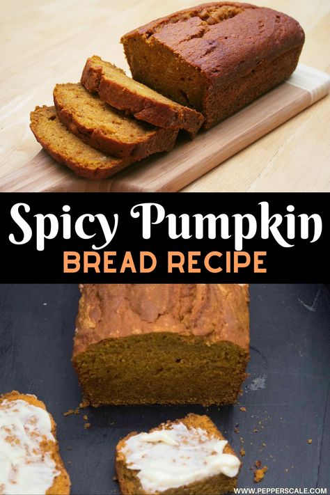 Spicy Pumpkin Bread, Brunch Hosting, Peach Quick Bread, Pumpkin Bread Recipe Easy, Quick Bread Recipes Easy, Pumpkin Bread Easy, Friends Recipes, Hosting Ideas, Brunch Recipe