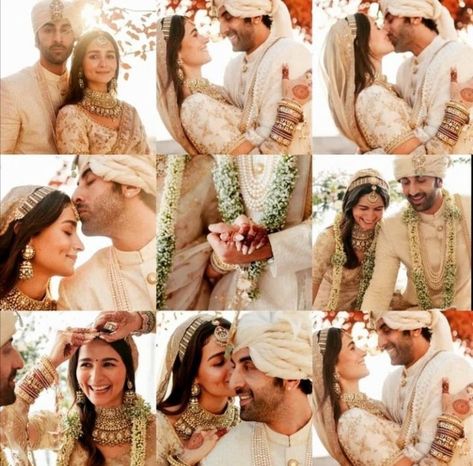 Marriage Photos, Indian Bride Outfits, Celebrity Fashion Looks, Private Wedding, Unique Wedding Photos, Indian Wedding Photos, Bollywood Wedding, Ranbir Kapoor, Bride Clothes