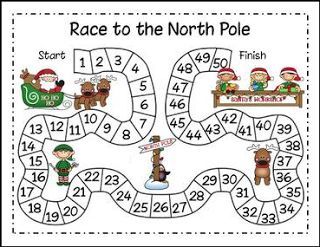 FREE MATH LESSON - “Christmas Math - Race to the North Pole” - Go to The Best of Teacher Entrepreneurs for this and hundreds of free lessons. Pre-Kindergarten - 2nd Grade    #FreeLesson   #Math   #Christmas   http://www.thebestofteacherentrepreneurs.com/2015/11/free-math-lesson-christmas-math-race-to.html Christmas Math Games, December Math, December Kindergarten, Kindergarten Christmas, Holiday Math, Christmas Units, Christmas Lesson, Maths Games, Christmas Centers