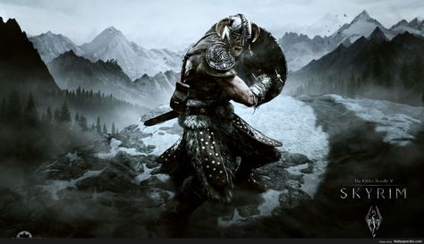 Skyrim Wallpaper, Skyrim Art, Elder Scrolls Skyrim, Elder Scrolls V Skyrim, The Elder Scrolls, 다크 판타지, Viking Art, Norse Vikings, Ragnar Lothbrok