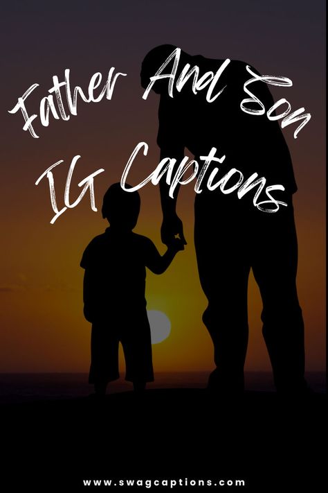 Looking for the perfect words to capture your special moments with your little one? Check out our collection of Father And Son IG Captions! From heartfelt and inspiring to playful and fun, these captions are designed to make your father-son bond shine on social media. Whether you're sharing a day out or a simple hug, you'll find just the right words to express your love and connection. Father And Son Quotes, Family Captions, Fathers And Sons, Bond Quotes, Father Son Quotes, Ig Captions, Son Quotes, Caption For Yourself, Quotes For Instagram