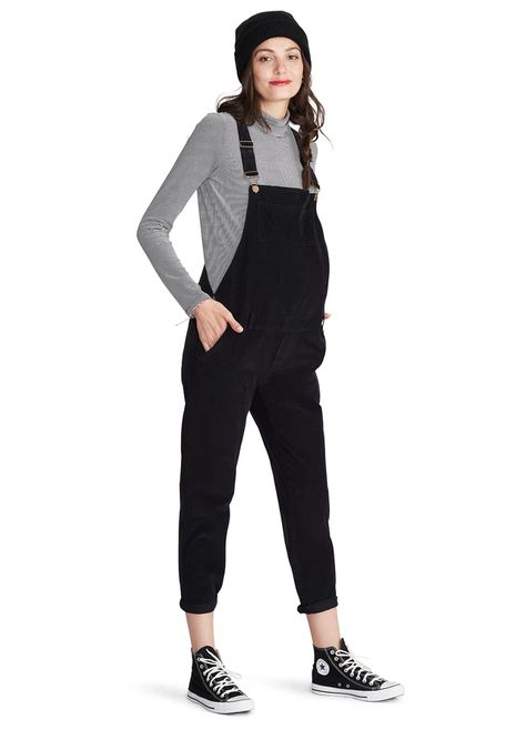 The Cord Overall - Corduroy Maternity Overalls | HATCH Collection – HATCH Collection Edgy Maternity Outfits, Pregnancy Wear, Maternity Romper, Chic Maternity, Postpartum Fashion, Maternity Nursing Clothes, Maternity Overalls, Corduroy Dungarees, Maternity Chic