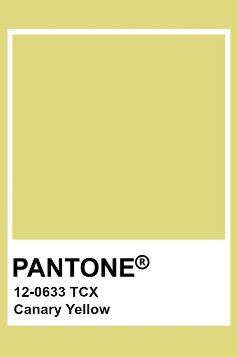 Pantone Canary Yellow Light Yellow Pantone, Tcx Pantone, Summer Pantone, Light Spring Palette, Canary Color, Pantone Tcx, Color Writing, Pantone Colours, Yellow Hair Color