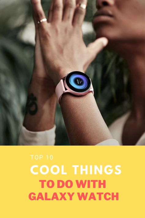 If you own a Galaxy Watch Active 2 or planning to buy one, then knowing these nifty tips gonna be helpful. There is so much it can do that finding some of the less obvious features can be tricky sometimes. Once you learn these tips, no one can stop getting the most out of your Galaxy Watch. Therefore, we have made this list of 10 cool things to do with Galaxy Watch Active 2. Galaxy Watch Face, Galaxy Smartwatch, Cool Things To Do, Watch Battery, Samsung S6, Sleep Pattern, Cool Things, Best Apps, Watch Faces