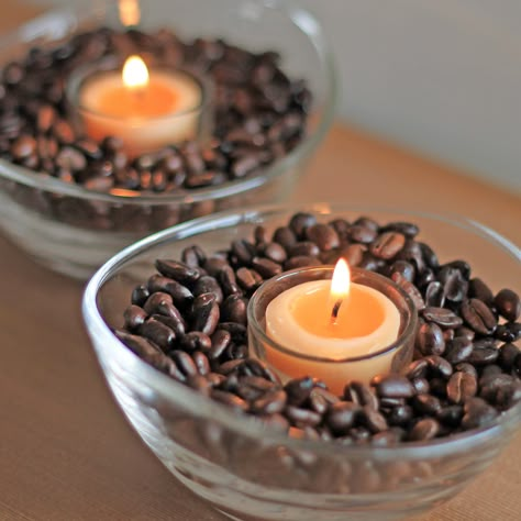 Diy Tea Light Holders, Tea Candles Ideas, Tealight Candle Ideas Centerpieces, Candle Decorations For Home, Tea Candle Holders Diy, Candle Centerpieces For Home, Diy Candle Holders Ideas, Beeswax Tealights, Diy Tea Light Candle Holders