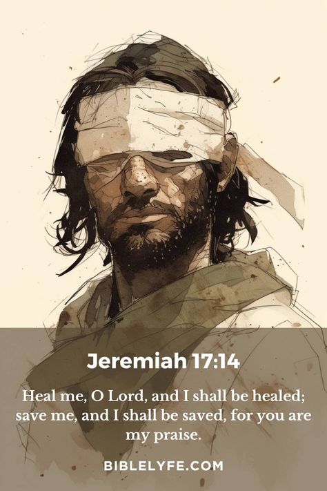 Jehovah Rapha My Healer, Jehovah Rapha, Jeremiah 17:14, Healing Bible Verses, Healing Verses, God's Healing, O My Soul, God Heals, Jesus Heals