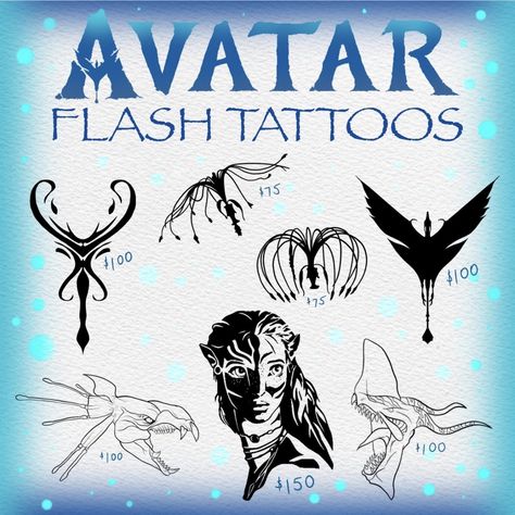 Avatar Way Of Water Tattoo Ideas, Pandora Avatar Tattoo, Ikran Avatar Tattoo, Avatar Navi Tattoo, Avatar The Way Of Water Tattoo, Avatar Tattoo Pandora, Avatar Tattoo Ideas, Avatar Stickers, Avatar Tattoo