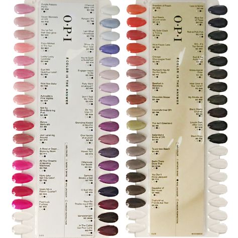 Opi Gel Polish Colors Fall 2022, Opi Gel Polish Colors Spring 2023, Opi Dip Colors, Opi Gel Polish Colors Summer, Opi Colors Chart, Best Opi Gel Colors, Opi Winter Colors, Opi Pink Gel, Opi Dip Powder Colors