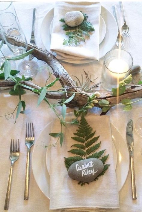 Woodland Table Decor, Woodland Table, Enchanted Woodland, Enchanted Forest Wedding, Micro Wedding, Wedding Table Settings, Woodland Wedding, Forest Wedding, Natural Elements