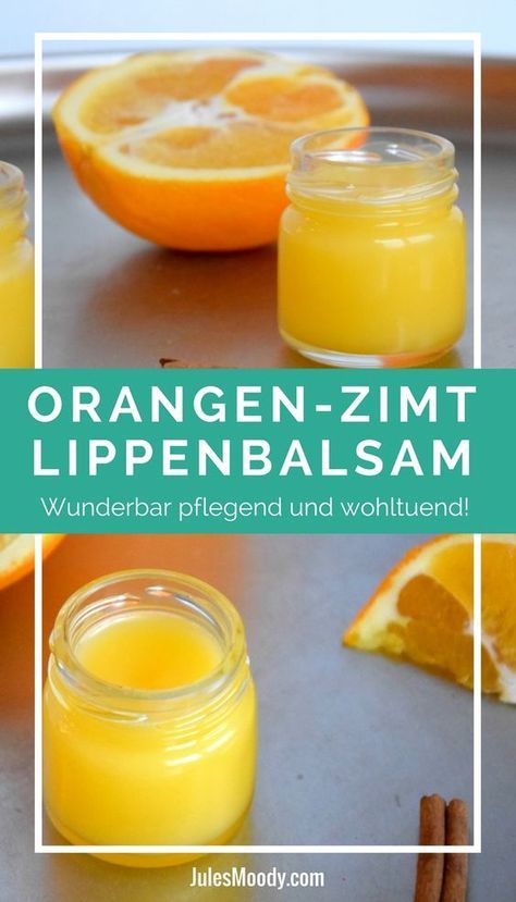 Herrlicher DIY Orangen-Zimt Lippenbalsam, winterliche Lippenpflege ganz einfach selbst gemacht! #winter #naturkosmetik #lippenpflege #grünekosmetik #diy #selbstgemacht Maquillage Halloween Simple, Coffee Facial, Winter Lips, Green Cosmetics, Homemade Lotion, Luscious Hair, Home Remedies For Hair, Diy Cosmetics, Natural Therapy