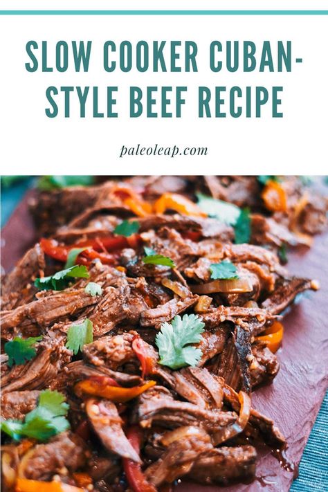 Cuban Beef Slow Cooker, Cuban Meat Recipes, Cuban Beef Recipes, Cuban Steak Recipes, International Slow Cooker Recipes, Pulled Beef Recipes, Chipotle Beef Recipe, Carne Asada Slow Cooker, Arabic Chicken Recipes