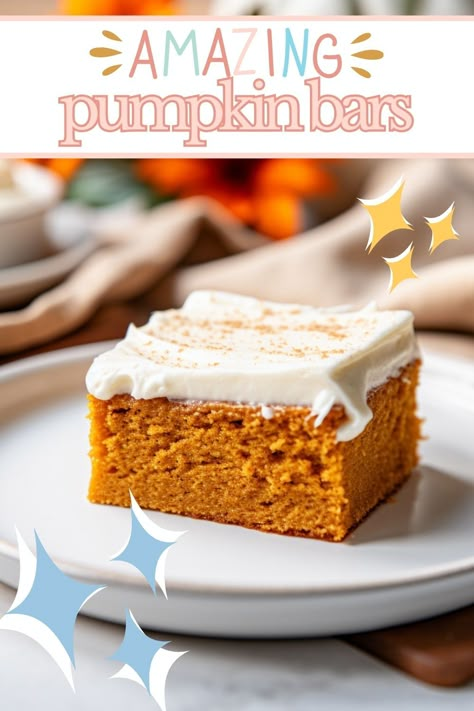 Sheet Pan Pumpkin Bars With Cream Cheese Frosting, Pumpkin Bars Sheet Pan, Sheet Pan Pumpkin Pie Bars, Pumpkin Bars With Cream Cheese Frosting Jelly Roll Pan, Magic Pumpkin Bars, Pumpkin Squares With Cream Cheese Icing, Easy Pumpkin Bars 3 Ingredients, Pumpkin Bars With Cream Cheese Frosting 9x13 Pan, Pumpkins Bars