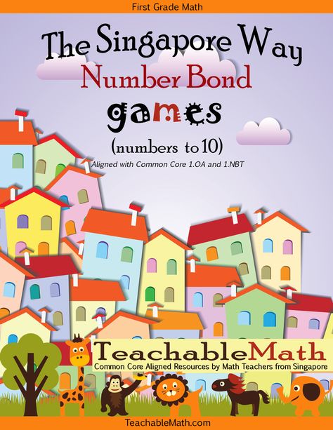 Singapore Math in Focus 1st Grade Games for Addition and Subtraction to 10 [Free Digital PDF Preview] 1st Grade Games, Daily 3 Math, Addition Activities, Math Materials, Math Intervention, Singapore Math, Second Grade Math, Math Addition, Math Methods