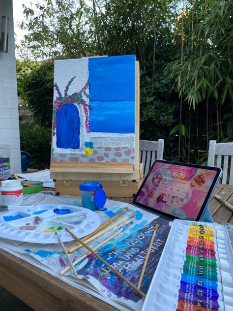 Mamma Mia Painting, Mamma Mia Vibes, Mia Vibes, Greek Flowers, Paint Night, Mama Mia, 13th Birthday, Mamma Mia, Painting Ideas