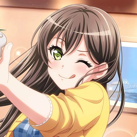 bang dream icon Tae Hanazono, Rythm Game, Party Icon, Summer Icon, Pastel Palette, Game Lovers, Social Media Icons, Girl Bands, Vocaloid