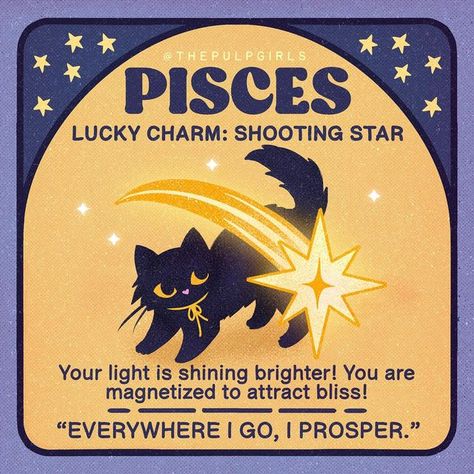 Good Luck Charms Symbols, Zodiac Cats, Pisces Leo, 2 Besties, Sun Sign Moon Sign, Coffee Pins, All About Pisces, Pisces Traits, Pisces Constellation