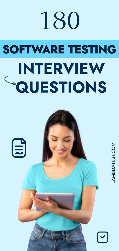 Explore 180+ Software Testing Interview Questions in our comprehensive blog. From beginner to advanced levels, discover valuable insights into software testing interview preparation, automation testing framework, test automation tools, and more. Ace your next interview with our expert QnA! #softwaretestinginterviewquestions, #automationtestingframework, #testautomationframework, Software Testing Interview Questions, Automation Testing, Questions With Answers, Interview Questions And Answers, Interview Preparation, Software Testing, Interview Questions, Interview, Software