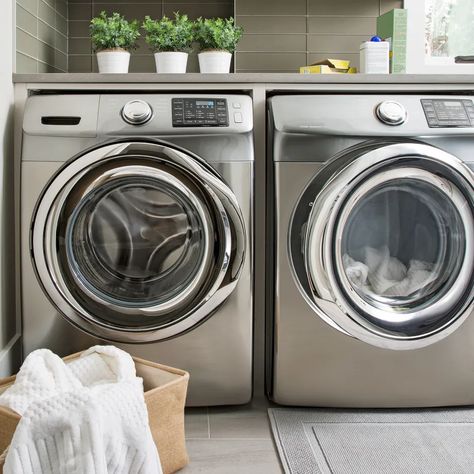 How to Clean a Washing Machine - This Old House Clean A Washing Machine, Washing Machine Cleaner, Clean Washing Machine, Laundry Appliances, This Old House, Vinegar And Water, Clean Machine, House And Home Magazine, Diy Cleaning Products