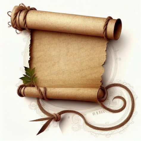 Parchment Scroll, Photo Vintage Retro, Fire Illustration, Paper Scroll, Ancient Scroll, Retro Paper, Open Sign, Ink Well, Youth Room