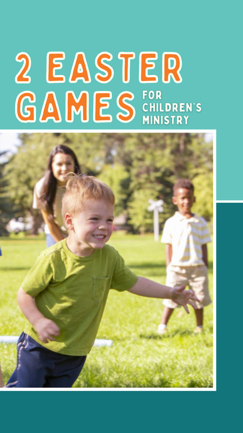 Celebrate Jesus with children at your church this Easter with these fun games. Easter Sunday School Games, Preschool Easter Games, Jesus With Children, Fun Easter Games, Easter Games For Kids, Easter Sunday School, Bible Crafts Sunday School, Sunday School Games, Church Games